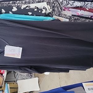 Solid black lularoe Elizabeth